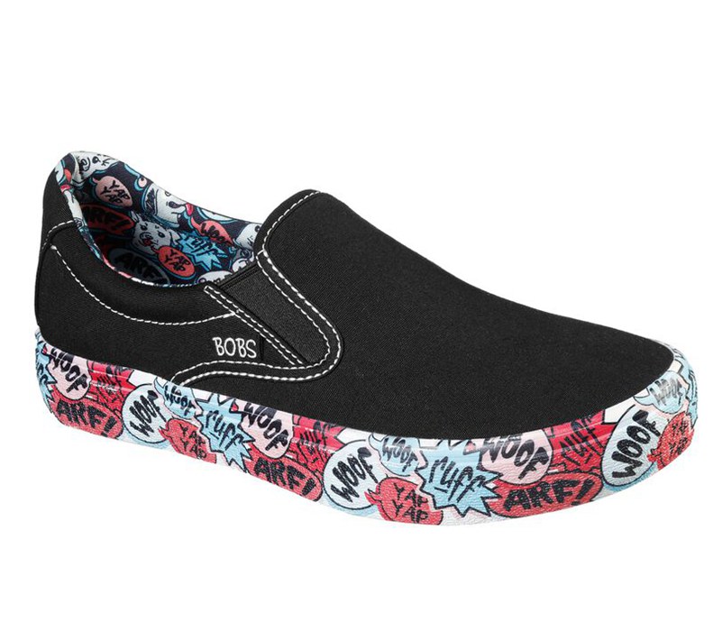 Skechers Dam Svarta Slip On - Bobs Marley Jr. - Club Yap - Sverige (UTQHY-5196)